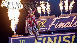 JETT LAWRENCE WINS THE 1000000 SUPERMOTOCROSS WORLD CHAMPIONSHIP  TWMX SMX 450 Recap [upl. by Aiyekal]