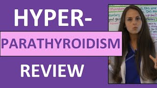 Hyperparathyroidism Nursing Symptoms Pathophysiology NCLEX  Parathyroid Hormone Gland Disorders [upl. by Litnahc202]