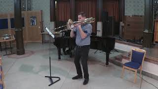 Haydn  The Creation bass trombone excerpt  played by Milán Mezősi [upl. by Yv550]