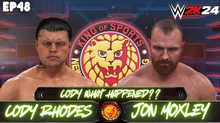 CODY WHAT HAPPENED  WWE 2K24 Universe Mode  EP48 [upl. by Boyer]