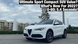 2022 Alfa Romeo Stelvio Ti Q4 TEST DRIVEFULL REVIEW [upl. by Ettevol]