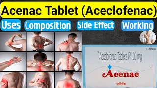 Acenac Tablet View Uses Side Effects Price and Substitutes aceclofenac [upl. by Hcirteid269]