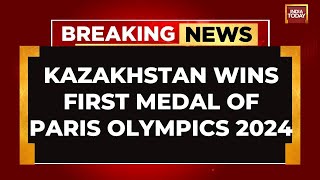 Olympics Kazakhstan Wins First Medal Of Paris 2024 Secures Bronze In Shooting [upl. by Magdalen]