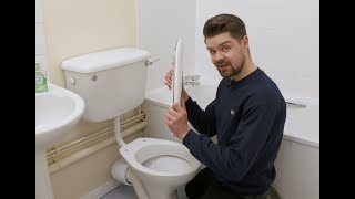 How to replace a toilet seat [upl. by Ayikur]