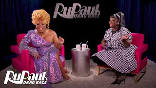 The Pit Stop S12 E2  Peppermint amp Bob Recap the Second Premiere  RuPauls Drag Race [upl. by Ruosnam912]