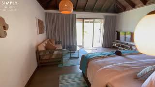 Jawakara Islands Maldives Dheru Beach Pool Villa Room Tour [upl. by Neerod822]