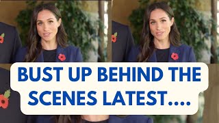 BUST UP BEHIND THE SCENES OF THIS LATEST VENTURE… meghan meghanmarkle royal [upl. by Bernie]