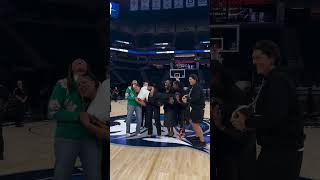 Maya Moore takes pic with other Minnesota Lynx legends after jersey retirement ceremony  WNBA wnba [upl. by Adnarim]