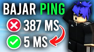 Cómo Bajar El Ping En Roblox 2024  Mejorar Ping De Roblox [upl. by Elvie]