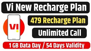 Vi New Recharge Plan  Vi 479 Recharge Plan details  Vodafone 479 Recharge Plan details [upl. by Azil595]