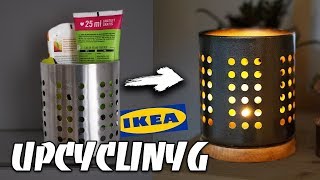 DIY IKEA HACK  UPCYCLING VOM METALLKORB ZUM WINDLICHT  einfach selber machenl  EASY ALEX [upl. by Maryanna584]