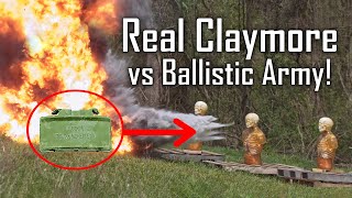 Claymore DESTRUCTION in Super Slow Mo  Ballistic HighSpeed [upl. by Edwine]