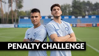 Sfidiamo LAUTARO MARTÍNEZ 🇦🇷 e mettiamo alla prova la sua PRECISIONE  Rigori Challenge 🎯 [upl. by Jeffry]