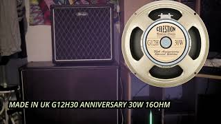 Greenback vs G12H30 Anniversary vs G12H Heritage All UK Made [upl. by Birkle]