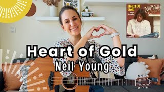 Heart of Gold  Neil Young  Guitar Lesson Tutorial Picking and Strumming [upl. by Arahsit206]