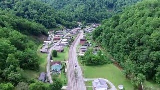 North Matewan West Virginia Aerial Video from Phantom Drone in 4K [upl. by Okiam888]