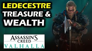 Ledecestre All Treasure Chests amp Wealth Locations  Ledecestrescire Assassins Creed Valhalla [upl. by Favata]