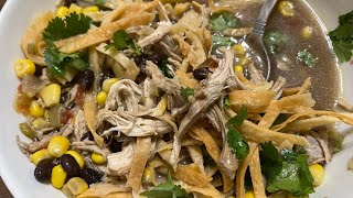 Recipe Chicken Tortilla Soup [upl. by Hilar763]