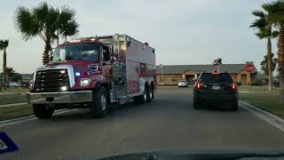 Tankers responding to a junkyardgrass fire [upl. by Livvi]