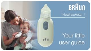 Braun Nasal Aspirator 1  Clear stuffy noses quickly amp gently [upl. by Judon761]