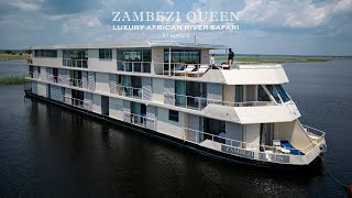 Zambezi Queen  Luxury African River Safari [upl. by Nalniuq]