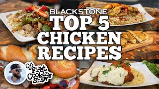 Top 5 Chicken Recipes  Blackstone Griddles [upl. by Akinwahs]