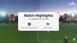 SV DrochtersenAssel siegt dank guter erster Hälfte gegen BW Lohne l Regionalliga Nord 12 Spieltag [upl. by Saunder]