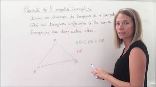 5ème Chapitre  Inégalité triangulaire explication [upl. by Karina]