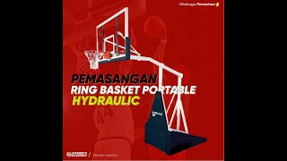 Pemasangan Ring Basket Portable Hydraulic [upl. by Gerrard]