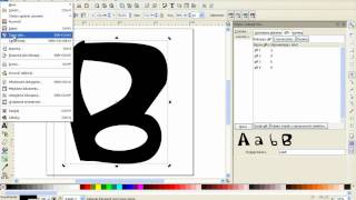 Inkscape tutorial  tworzymy własną komiksową czcionkę [upl. by Anicart752]