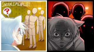 DONT LOOK AWAY in this HORROR GAME  Interliminality  Funny Moments [upl. by Ayotac]