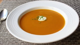 Roasted Butternut Squash Soup  Easy Butternut Squash Soup Recipe [upl. by Nehpets]