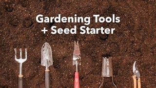 5 MustHave Gardening Tools AND A SeedStarter Kit DIY 🌱🌱🌱 [upl. by Ettevroc]