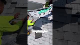 Cutting Shingles for Roof Vents ASMR [upl. by Shayn]