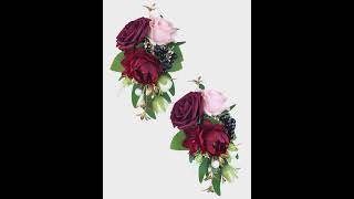 Rinlong Burgundy Rose Shoulder Corsage shouldercorsage [upl. by Robbin]