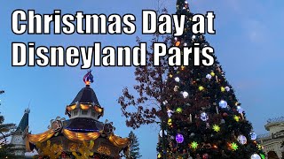 What is Christmas Day like at Disneyland Paris  Christmas 2022 [upl. by Chemarin]