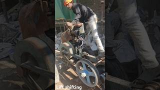 Lift machine operating installation of lift lift concrete liftmachine [upl. by Ahsratal]