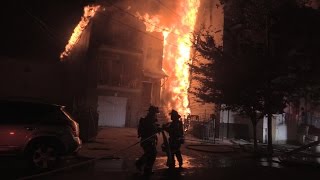 Newark NJ Fire Department 4th Alarm Fire on Pennsylvania Ave RAW VIDEO July 3rd 2016 [upl. by Elman]