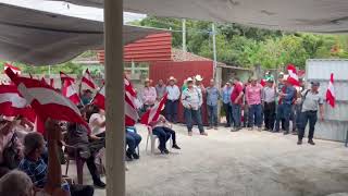 Flamea la bandera del Partido Liberal en Guarita Lempira [upl. by Alli]