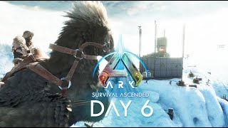 Day 6 Official Small tribes Pvp Ark Survival Ascended [upl. by Airednaxela308]