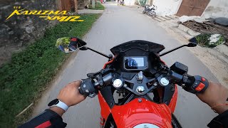 Hero Karizma XMR 210 City Ride  Village Ride Review  Comfort Power amp All [upl. by Tabitha]