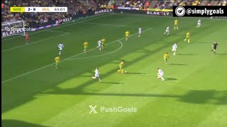 Nunes amp Sargent Goal Today  Norwich City Vs Hull City 40 All Goals Results amp Extended Highlights [upl. by Arvo]