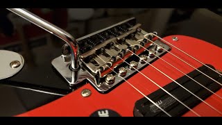 InstallReview of Wilkinson 525mm Vintage Bridge and Musiciliy Locking Tuners on a Squier Strat SE [upl. by Annor]