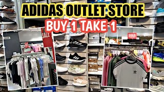 BUY 1 GET 1 SHOES AND APPARELS ADIDAS OUTLET [upl. by Henebry]