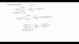 Preparation of mono carboxylic Acids from Dicarboxylic Acids [upl. by Jegger]