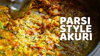 Parsi Akuri Recipe  Parsi Style Scrambled Eggs  Parsi Egg Recipe [upl. by Azirb]