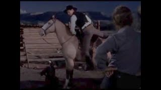 Jack Palance Mounts His Horse Backwards in quotSHANEquot 1953 [upl. by Anon]