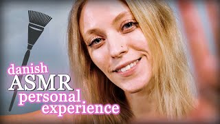 Katrine ASMR  Soft danish ASMR  Tapping ripping scratching brushing and sloppy sounds [upl. by Rtoip707]