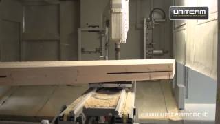 Uniteam ULTRA cutting structural curved Beams [upl. by Nnaik398]