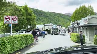 Arrowtown New Zealand driving through [upl. by Esirehs639]